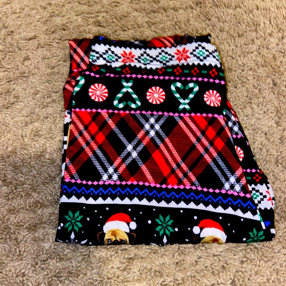 Holiday Pug Leggings